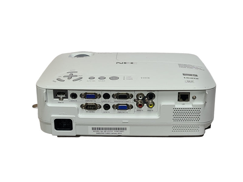 NEC NP-V331X Projector, 3300 Lumens, 3022 lamp hours