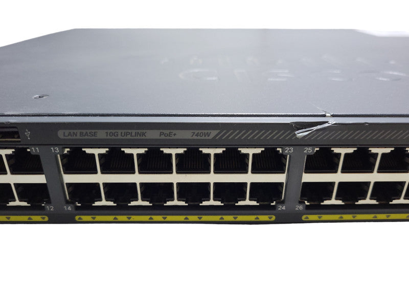 Cisco WS-C2960X-48FPD-L | 48 Port Gigabit PoE+ 740W 2x 10G SFP+ | Stack Mod $