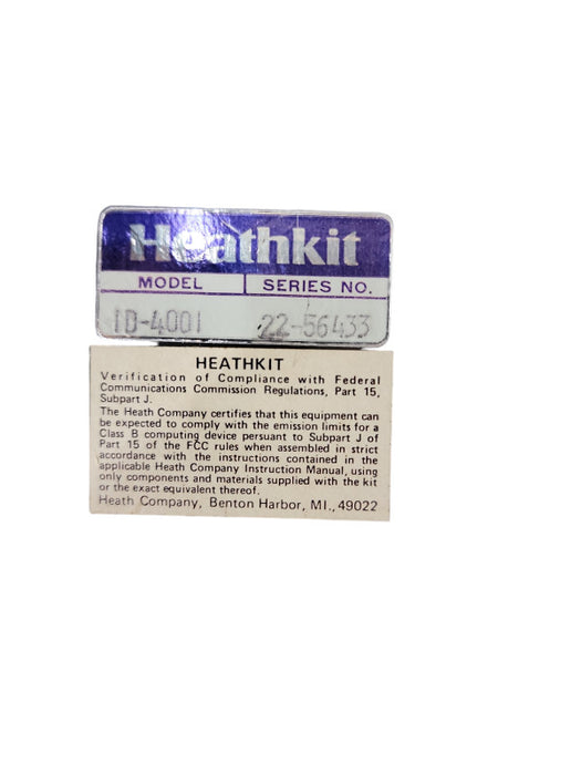 Vintage Heathkit ID-4001 Digital Weather Computer