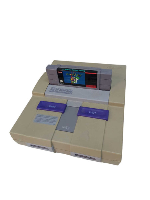 Super Nintendo NES Control Deck Model:SNS-001 w Super Mario World =