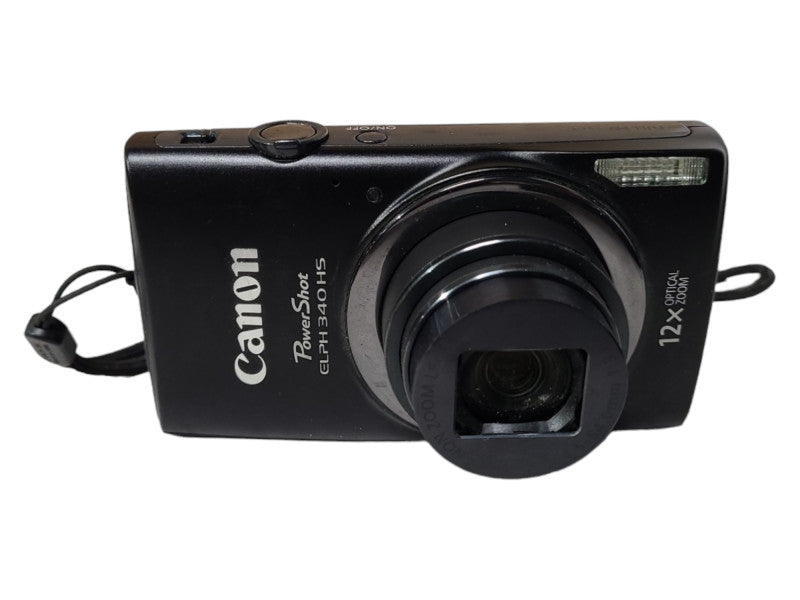 Canon PowerShot ELPH 340 HS Digital Camera w/ Battery & 8GB SD Card