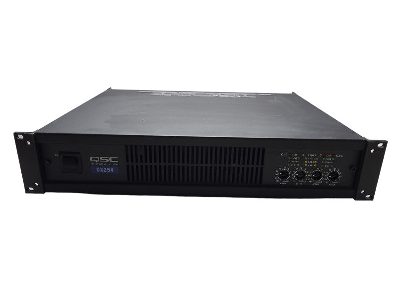 QSC CX-254 Professional Power Amplifier 4 Ch 170/250/450 WPC 340/500/900 READ Q$