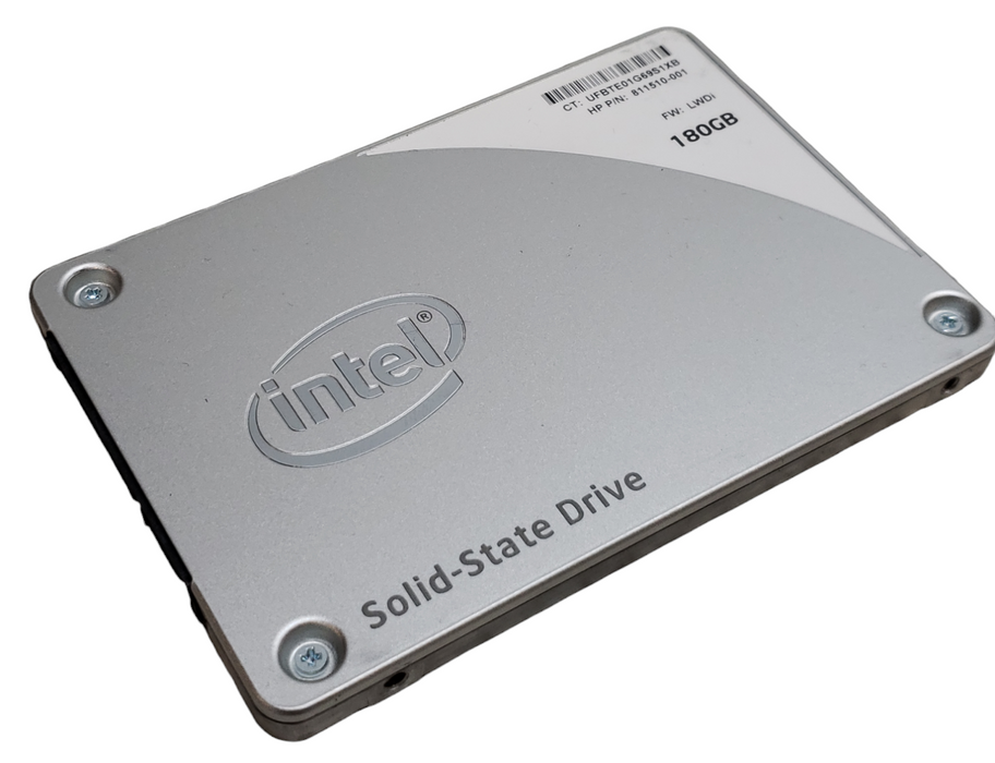 Lot 10x 180GB SATA 2.5" 7mm Intel SSD - Assorted models Q+