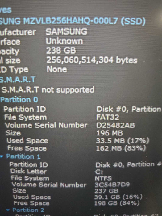 Lenovo ThinkPad E595 AMD Ryzen 5 3500U 2.1 GHz 15.6" 256GB 16GB   Lap200