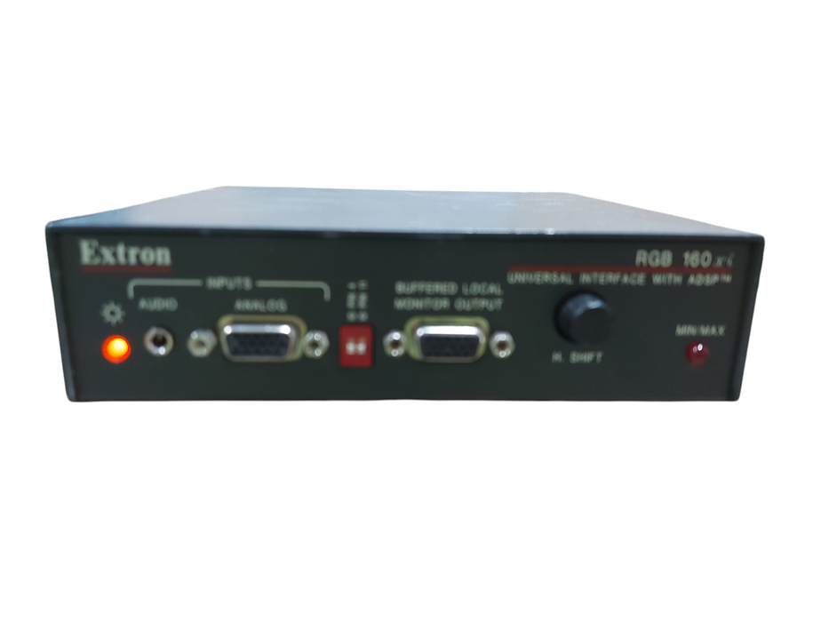 Extron RGB 160xi Video and Audio Interface Powers on tested