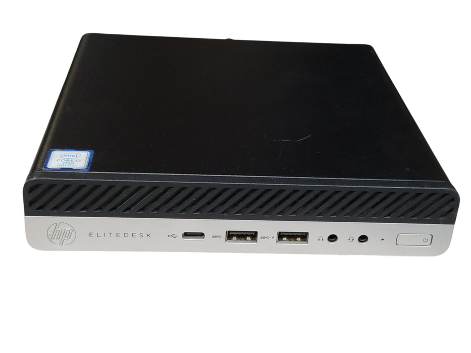 HP EliteDesk 800 G5 Mini Intel i7-9700T CPU 2.00GHz 8GB RAM - No HDD