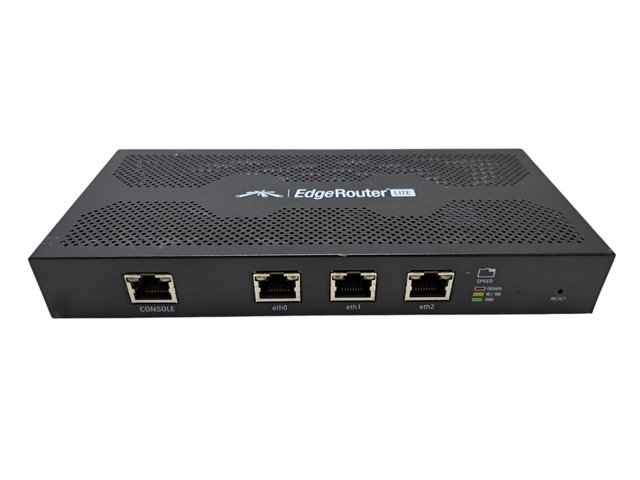 Ubiquiti ERLite-3 EdgeRouter Lite 3-Port Gigabit Fanless Router  )