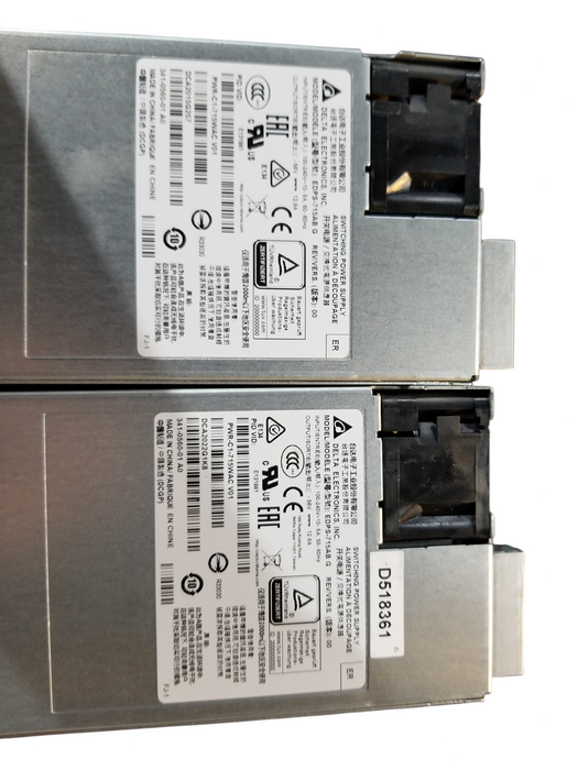 Lot 2x Cisco EDPS-715AB-G 715W Power Supply P/N: PWR-C1-715WAC