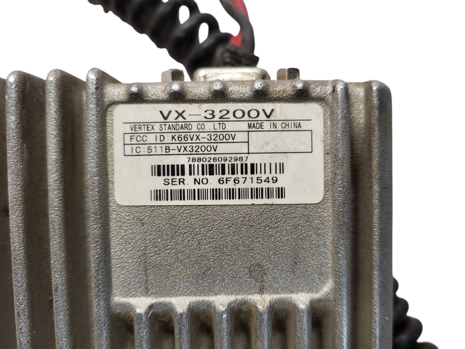 Vertex Standard VX-3000V VHF Radio w/ MH-25A8J Microphone $