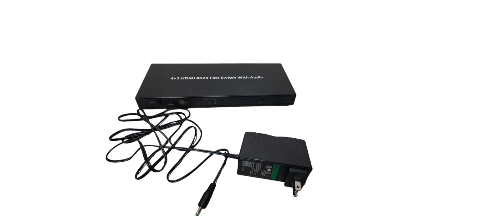 Bytecc HMSW401CK 4x1 HDMI 4K2K Fast Switch with Audio