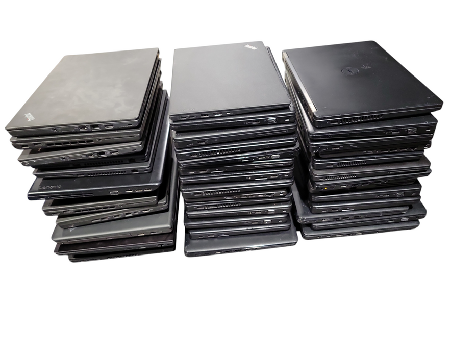 Lot 40x A/B-Grade Dell/Lenovo 6-8Gen Laptops (SXA1-02)