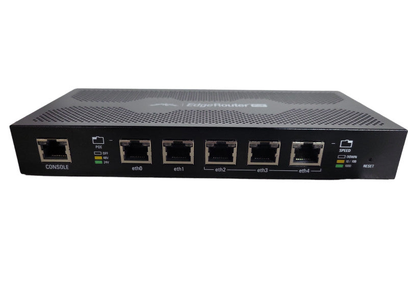Ubiquiti ERPoe-5 EdgeRouter | 5-Port PoE Router | Factory Reset !