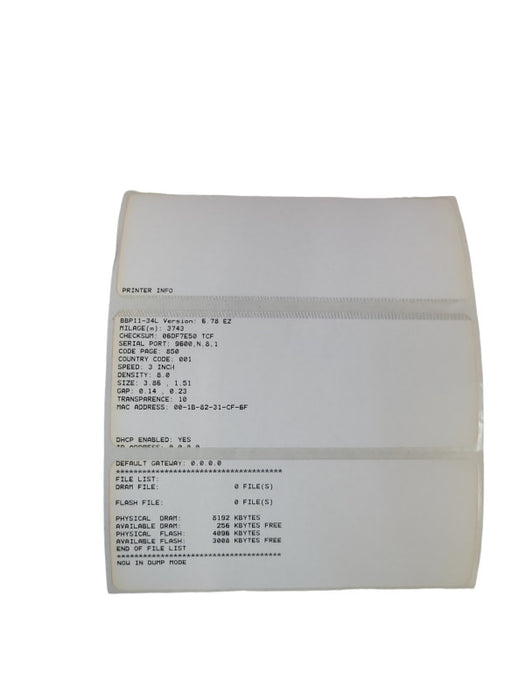 Brady BBP11-34L DT/TT Shipping Label Barcode Printer %