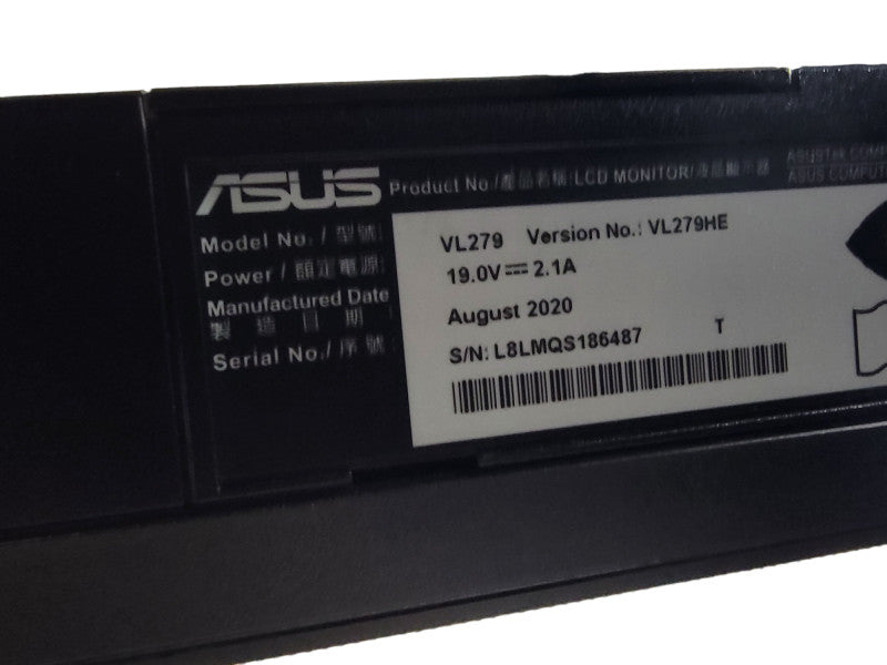 ASUS VL279HE 27â Eye Care Monitor, 1080P Full HD (1920 x 1080) HDMI