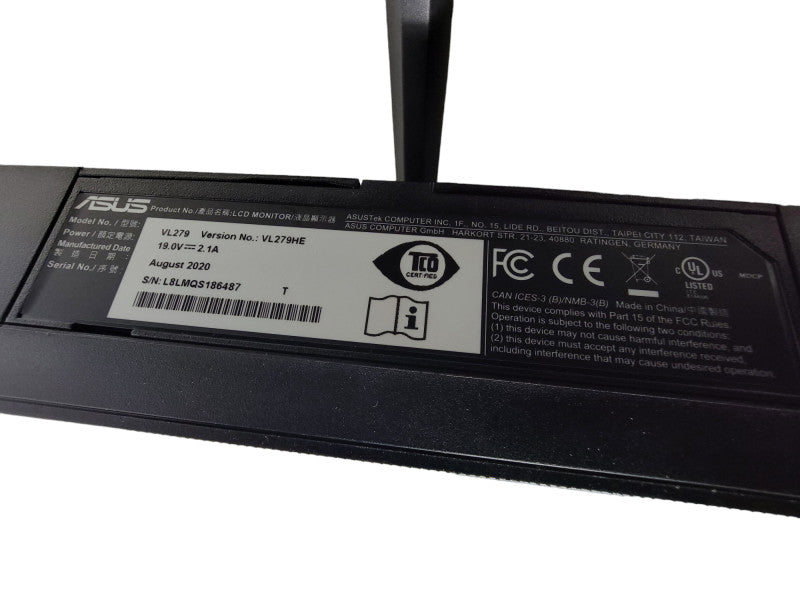 ASUS VL279HE 27â Eye Care Monitor, 1080P Full HD (1920 x 1080) HDMI