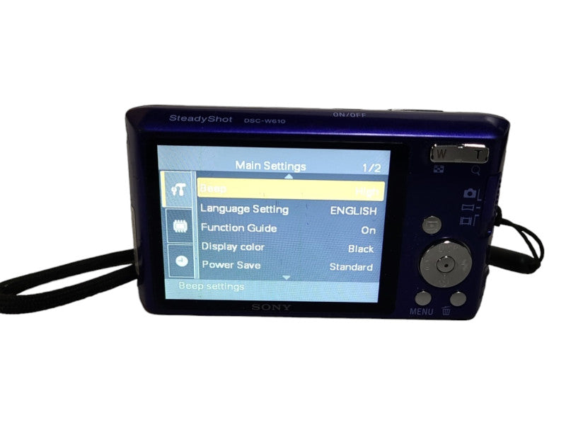 Sony Cyber-shot DSC-W610 14.1MP Digital Camera, No battery