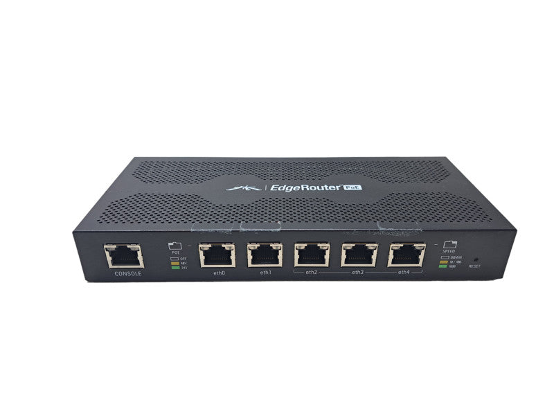 Ubiquiti ERPoe-5 EdgeRouter | 5-Port PoE Router | Factory Reset