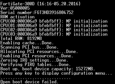 Fortinet Fortigate-300D FG-300D Firewall Security Appliance @