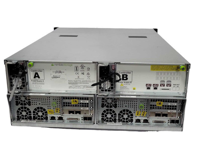 Nimble Storage C1K-2P-21T-D 24-Bay Storage 2x Controller, 10GbE ISCSI 2x PSU _