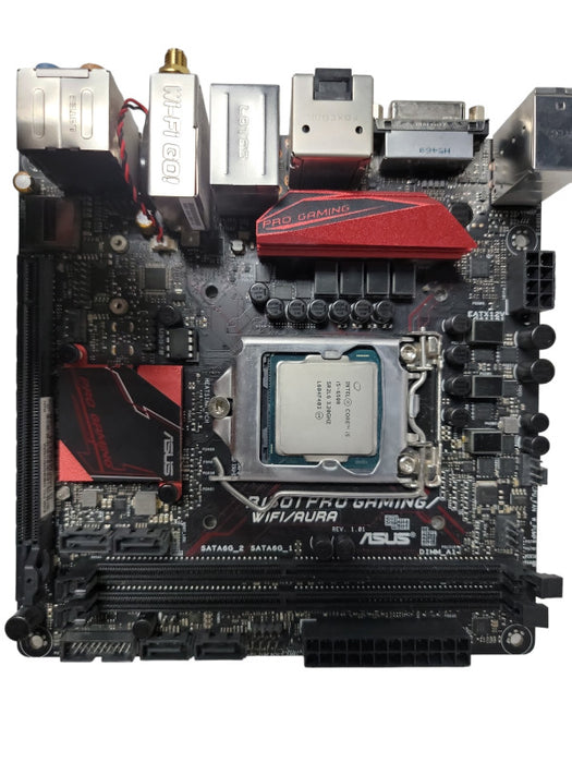 ASUS B150I PRO GAMING/WiFi/AURA MotherboardB150 LGA 1151| i5-6500 3.20GHz CPU