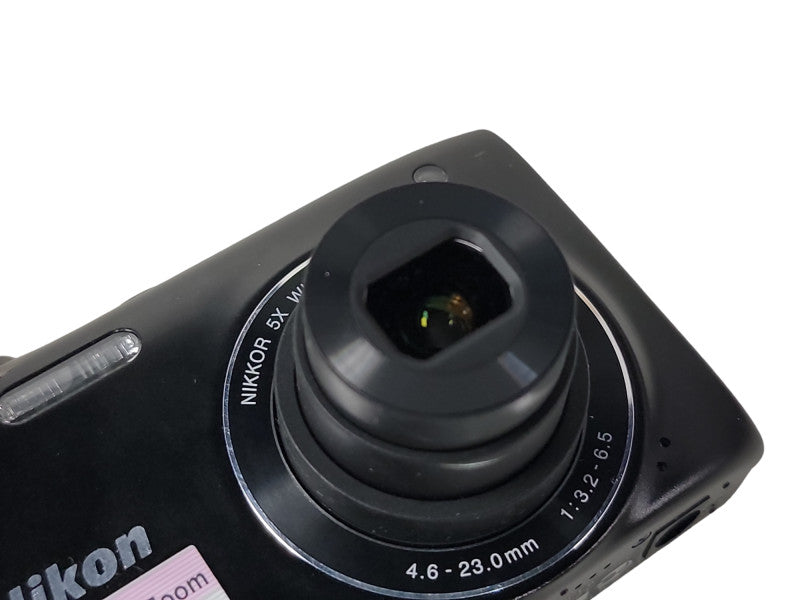 Nikon Coolpix S3100 14.0MP Wide 5x Zoom Black Digital Camera
