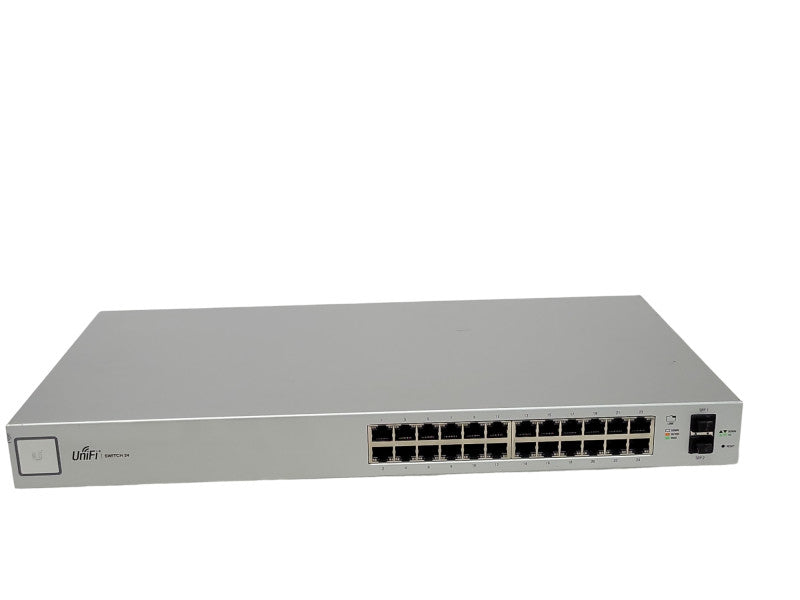 Ubiquiti Networks UniFi US-24 24 Ports Rack-Mountable Gigabit Switch, READ _