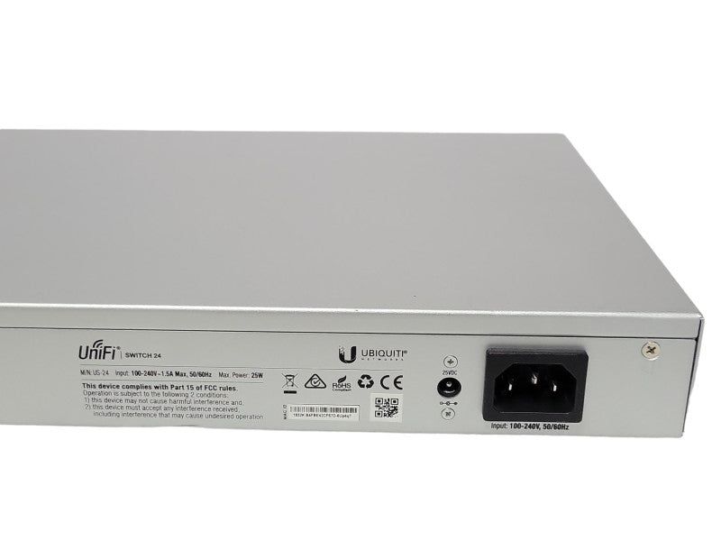 Ubiquiti Networks UniFi US-24 24 Ports Rack-Mountable Gigabit Switch, READ _