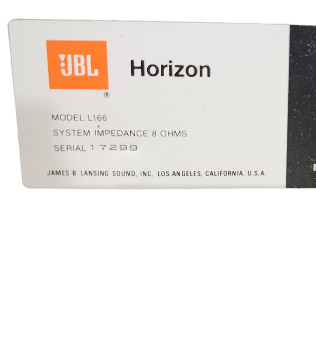 VINTAGE JBL L-166 HORIZON 3-WAY LOUDSPEAKER | Please Read