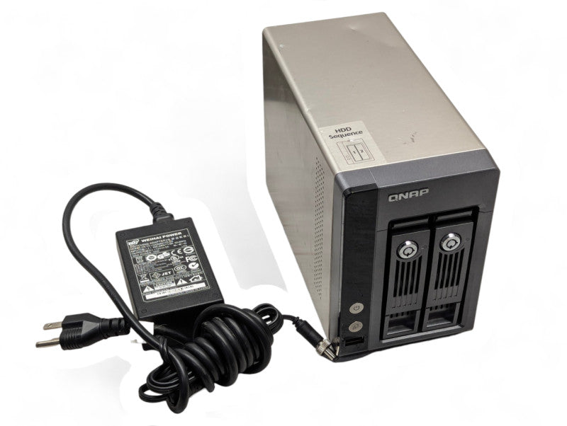QNAP TS-219P 2 Bay NAS with web interface 2x 1TB HDDs  -