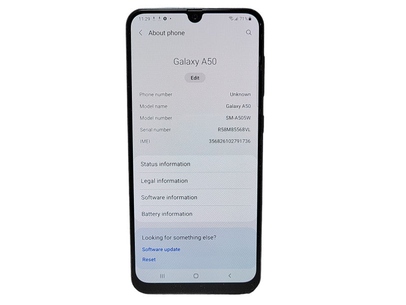 Samsung Galaxy A50 64GB (SM-A505W) $