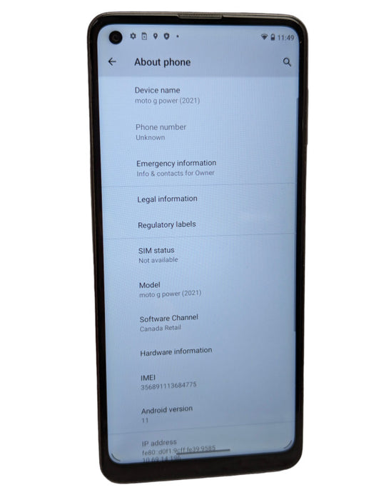Motorola moto g power (2021) MC36F 64GB UNLOCKED  -