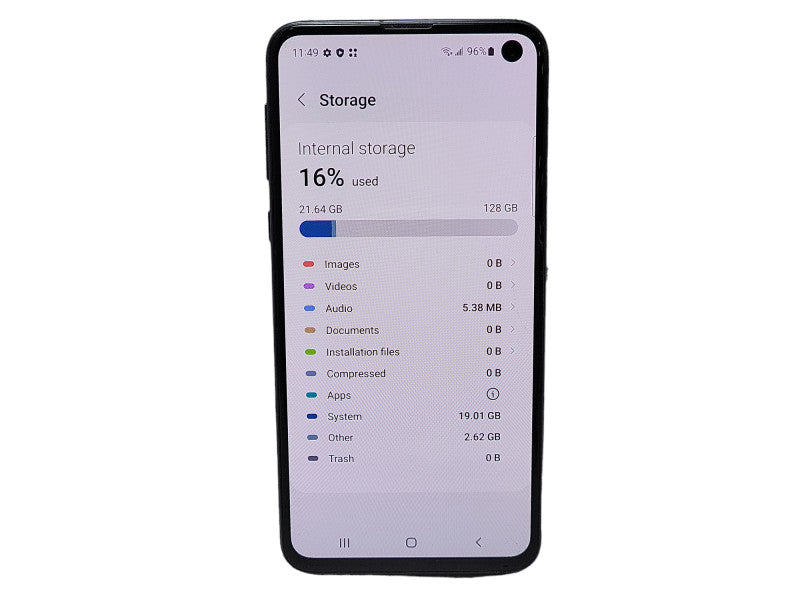 Samsung Galaxy S10e 128GB (SM-G970U1) $