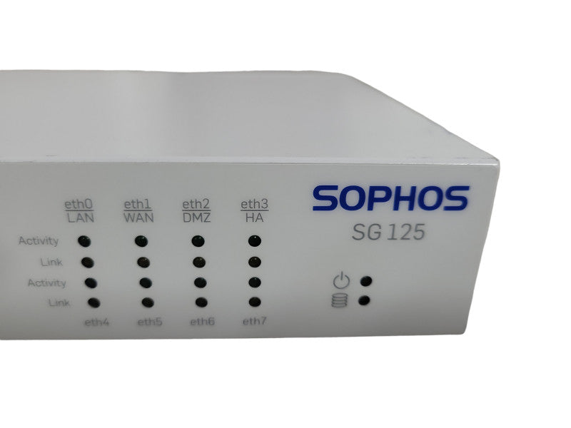 Sophos SG 125 8-Port Gigabit Router Firewall Security Appliance  !