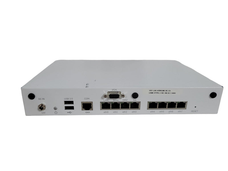 Sophos SG 125 8-Port Gigabit Router Firewall Security Appliance  !