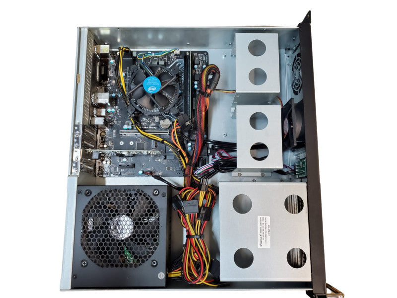 Custom 2U Rack-Mount Desktop Asus H110M-A Pro M2 i3-7100 4GB RAM NO HDD @