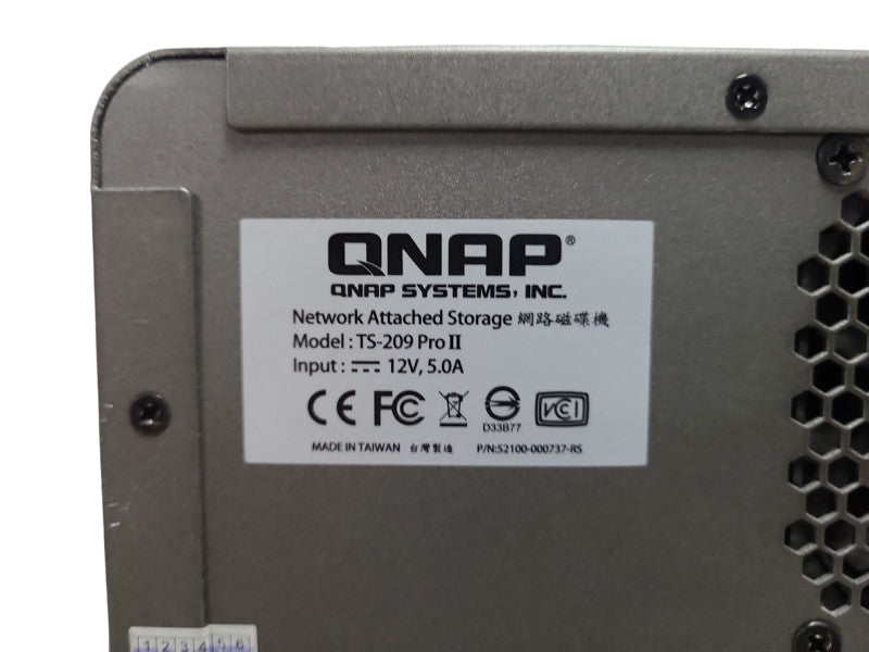 QNAP TS-209 Pro II NAS ENCLOSURE, No HDD, READ