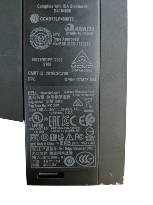 Dell Edge Gateway 5000 | Atom E3827 | 8GB DDR3 | No HDD | LBEE5ZZ1EN Q