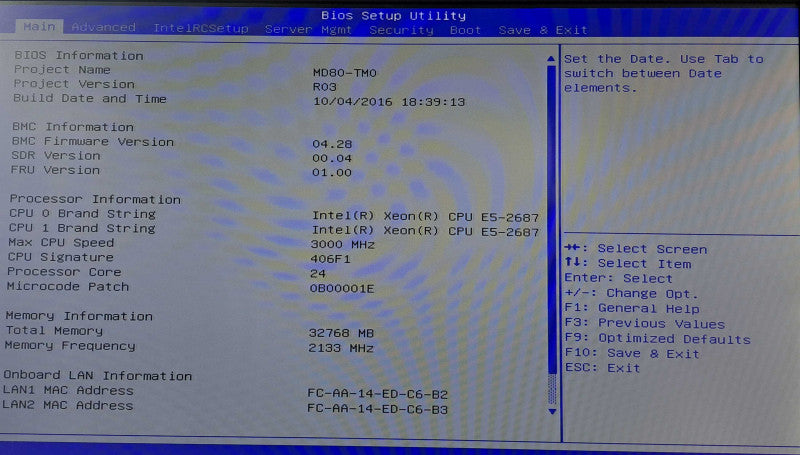 Custom 3U Server | 2x Xeon E5-2687W v4 @ 3.00GHz 12C, 32GB DDR4, ASR-81605ZQ