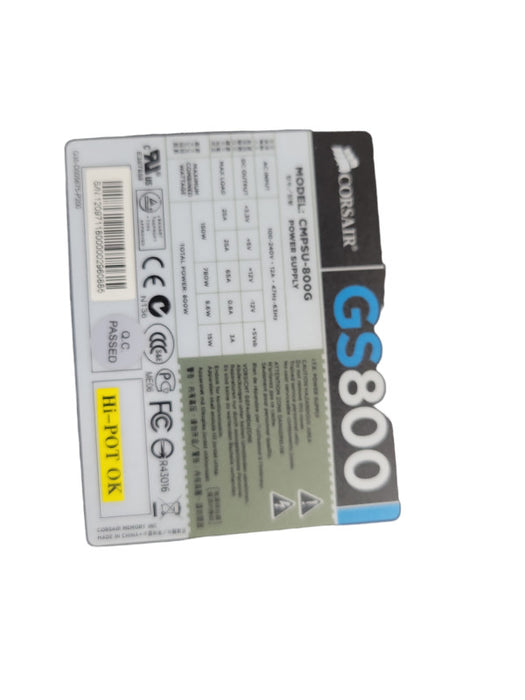 Corsair GS800 - 800W Non-Modular Desktop PSU %