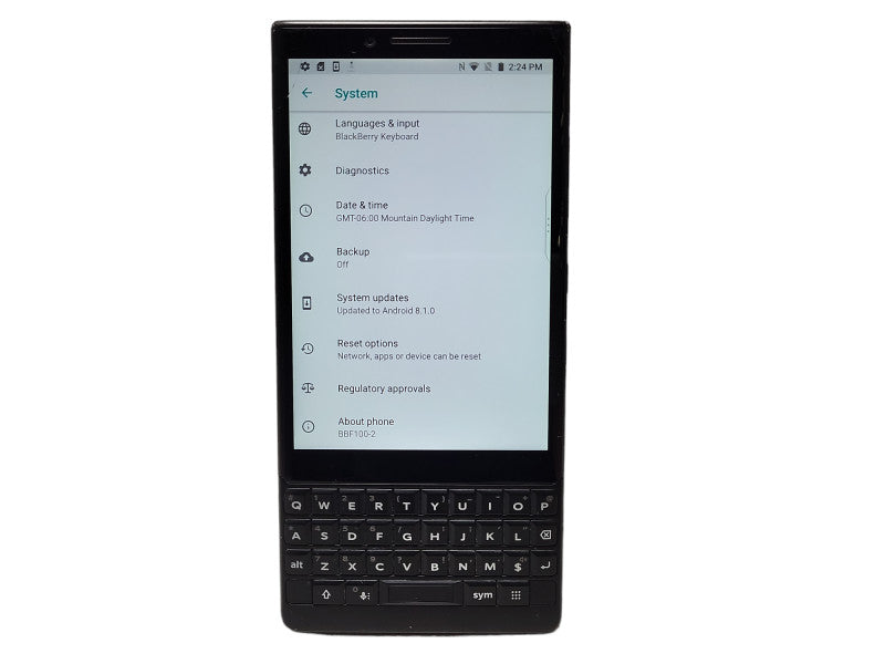 BlackBerry Key2 BBF100-2 64GB READ $