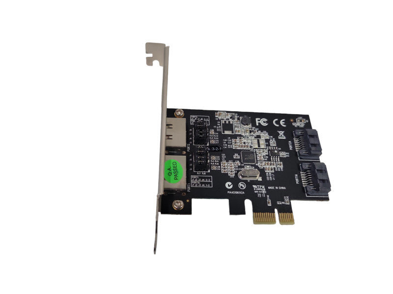 STARTECH PEXESAT322I 2 Port PCI Express SATA eSATA Controller Card %