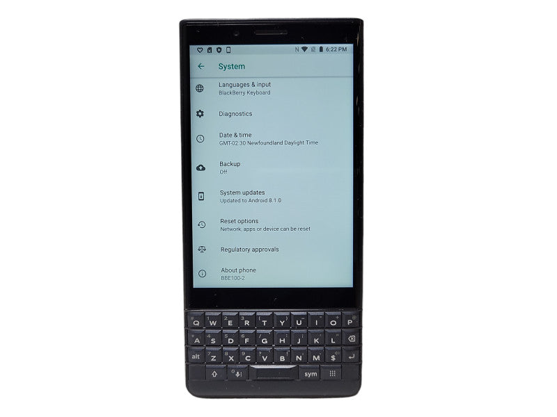 BLACKBERRY KEY2 LE 32GB READ $