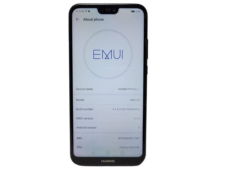 Huawei P20 Lite ANE-LX3 - 32GB $