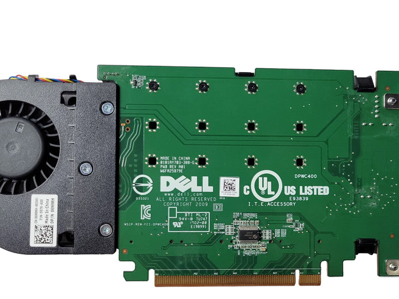 Dell Quad M.2 PCIe Solid State Drive Adapter Card 080G5N _