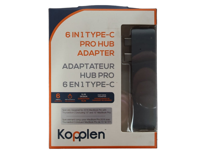 *NEW SEALED* Kopplen 6 in 1 type-c pro hub adapter