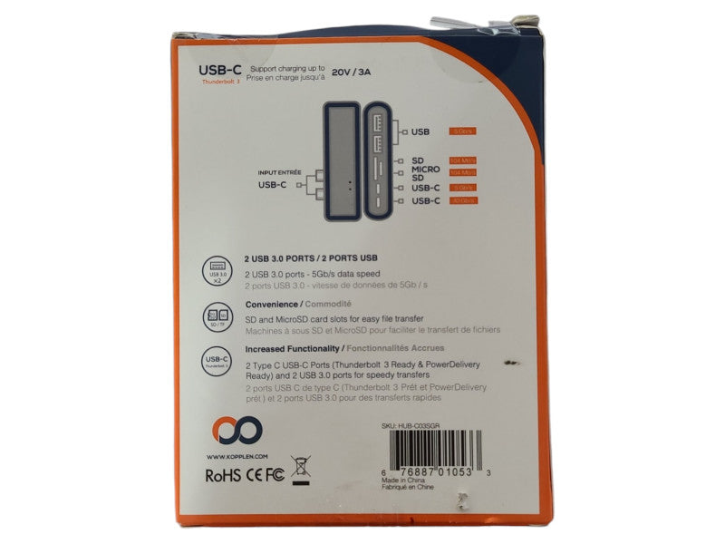 *NEW SEALED* Kopplen 6 in 1 type-c pro hub adapter