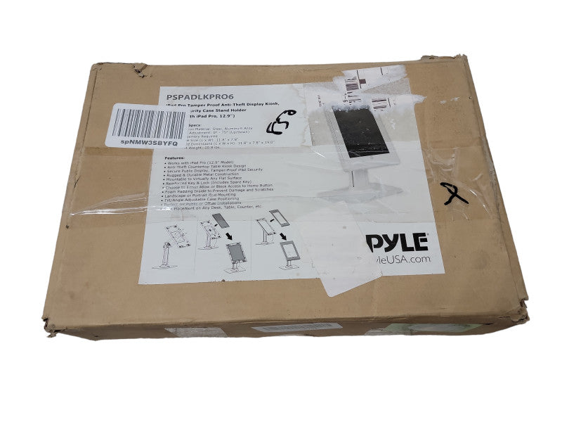Pyle Anti-Theft Display Kiosk Works with iPad Pro 12.9\\" PSPADLKPRO6 W/ keys