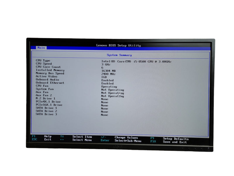 Lenovo ThinkCentre M720S SFF i5 - 8500 CPU @ 3.00GHz 16GB DDR4 Ram Î¸