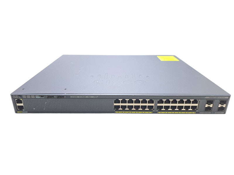 Cisco WS-C2960X-24PS-L V06 | 24-Port Gigabit PoE+ 370W Switch | 4x SFP