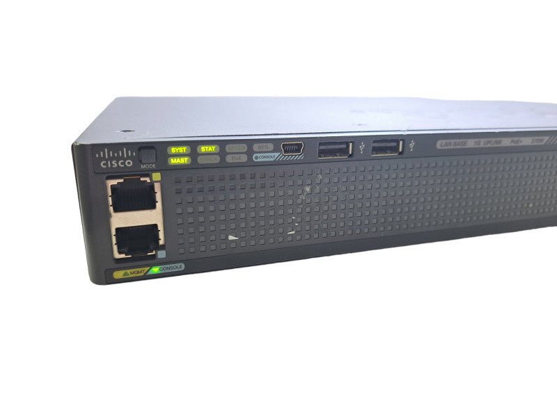 Cisco WS-C2960X-24PS-L V06 | 24-Port Gigabit PoE+ 370W Switch | 4x SFP